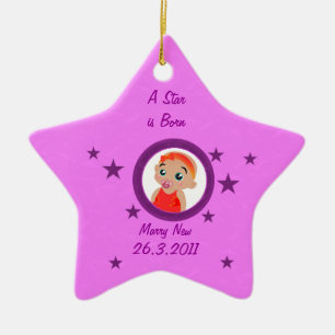 Baby-Stern-Verzierungen Keramik Ornament