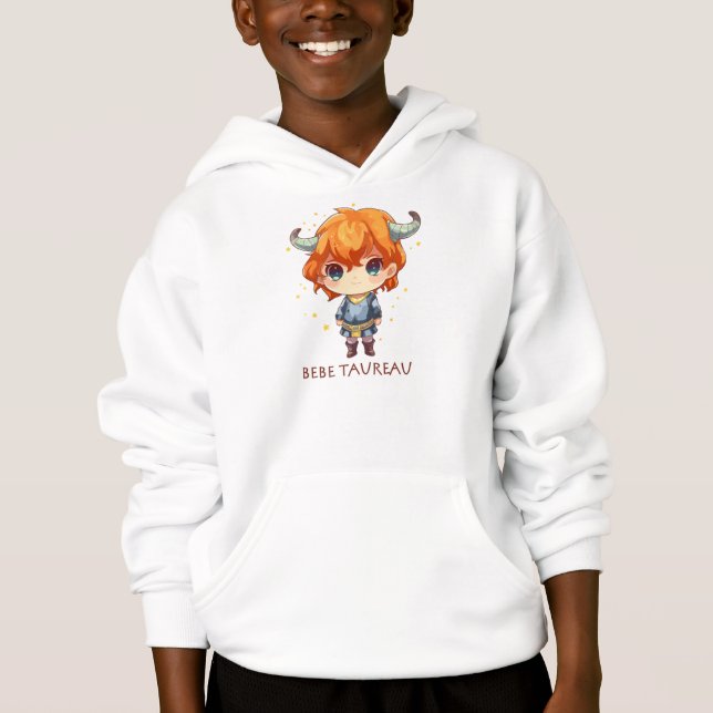 Baby Stier 2 Hoodie (Vorderseite)