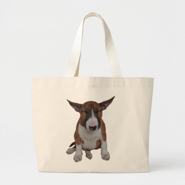 Baby-Stier-Terrier-Taschen-Tasche Jumbo Stoffbeutel (Vorne)
