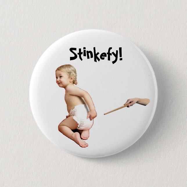 Baby Stinkefy! Button (Vorderseite)