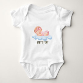 Baby Story Baby schlafen Wolken Baby Body Anzugs Baby Strampler