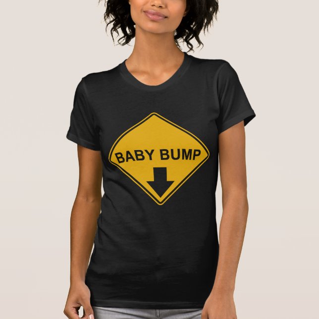 Baby-Stoß-Mutterschaft T-Shirt (Vorderseite)