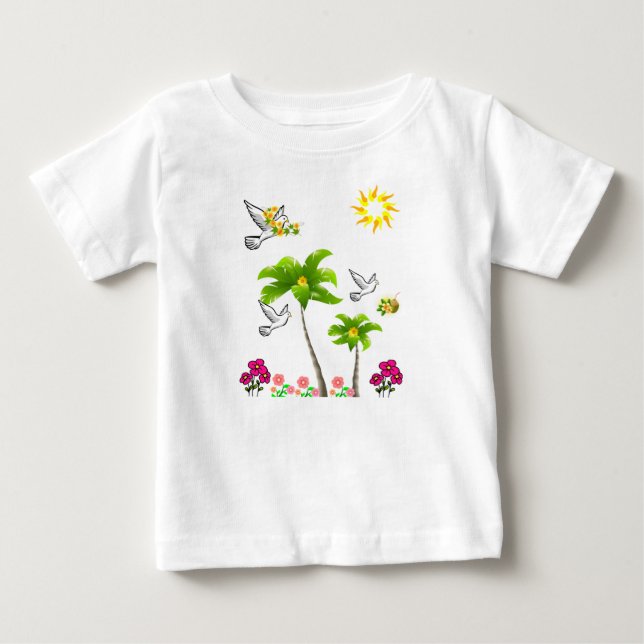 Baby Strampelanzug T-shirt (Vorderseite)