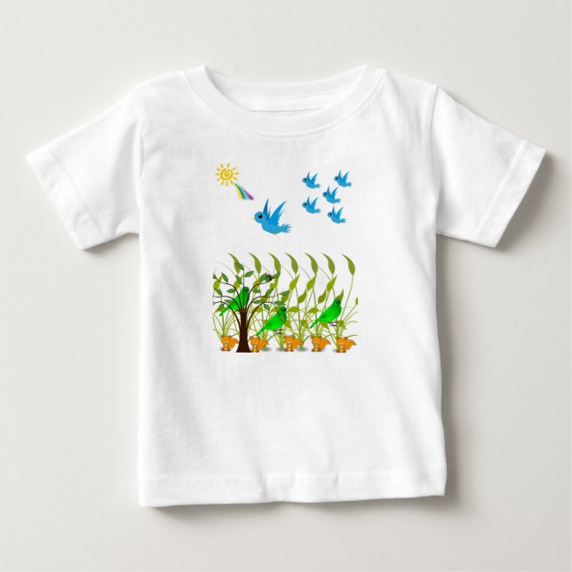 Baby Strampelanzug T-shirt (Vorderseite)