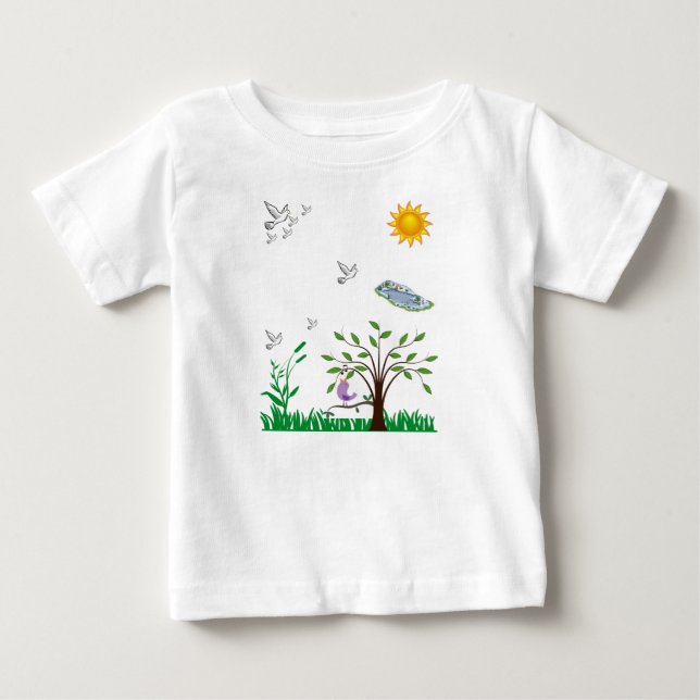 Baby Strampelanzug T-shirt (Vorderseite)