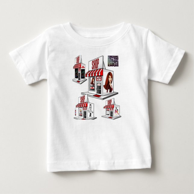 Baby Strampelanzug T-shirt (Vorderseite)