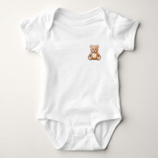 Baby Strampler mit Babymotiv 