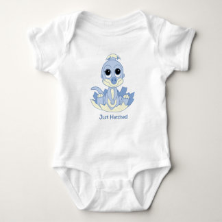 Baby Strampler, nur blau gehackt Baby Strampler