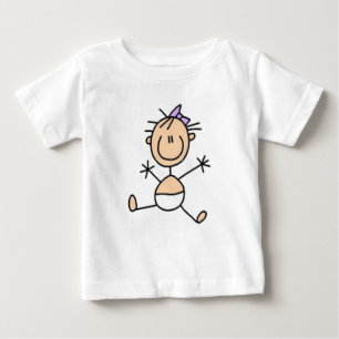 Baby-Strichmännchen Baby T-shirt