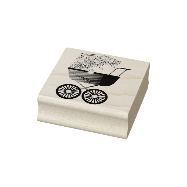 Baby Stroller Carriage Gummistempel (Stempel)