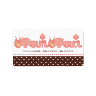 Baby Stuff Address Labels Adressaufkleber