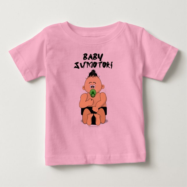 Baby Sumo Wrestler Bio T-shirt (Vorderseite)