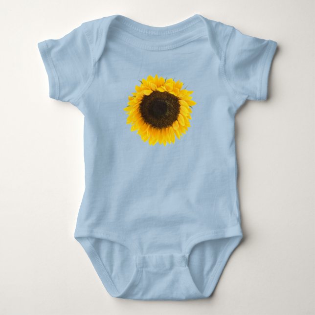 Baby Sunflower Strampler (Vorderseite)