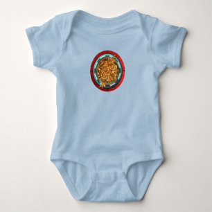 Baby Superhero Ironman Food Arc Reactor  Strampler
