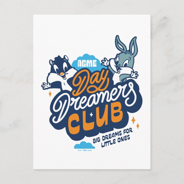 Baby SYLVESTER™ & BUGS BUNNY™ Day Dreamers Club Postkarte (Vorderseite)
