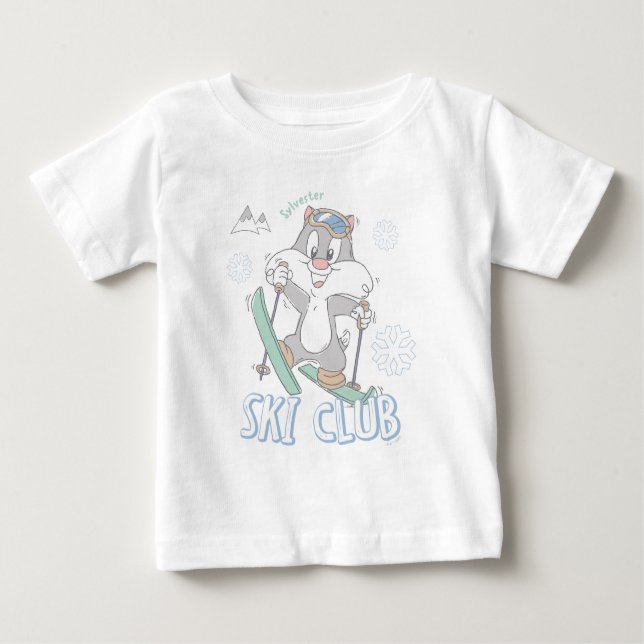 Baby SYLVESTER™ Ski Club Baby T-shirt (Vorderseite)