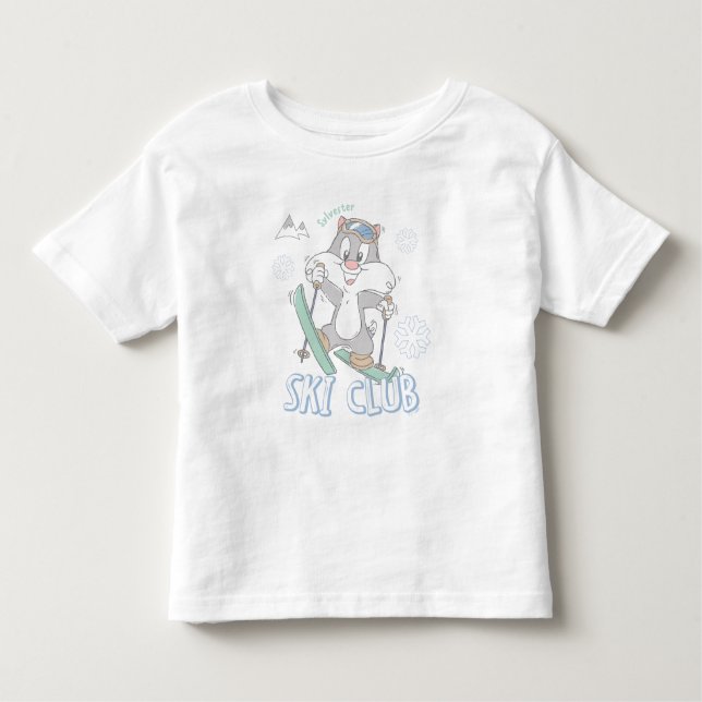 Baby SYLVESTER™ Ski Club Kleinkind T-shirt (Vorderseite)