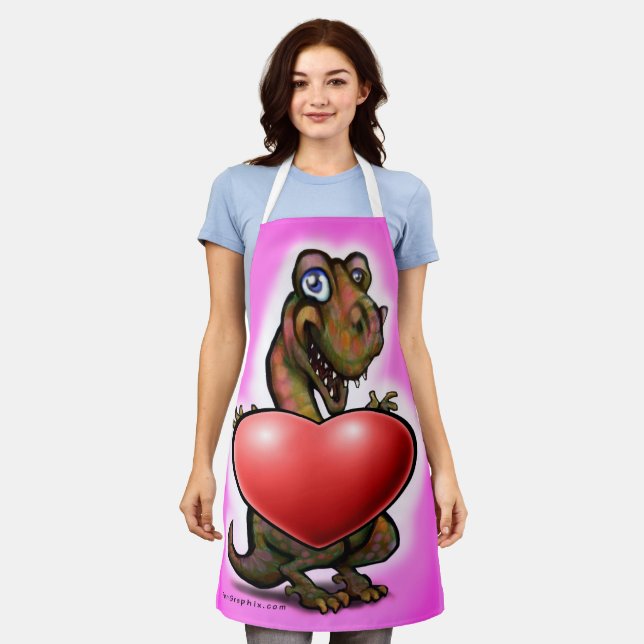 Baby T-Rex Schürze (Getragen)