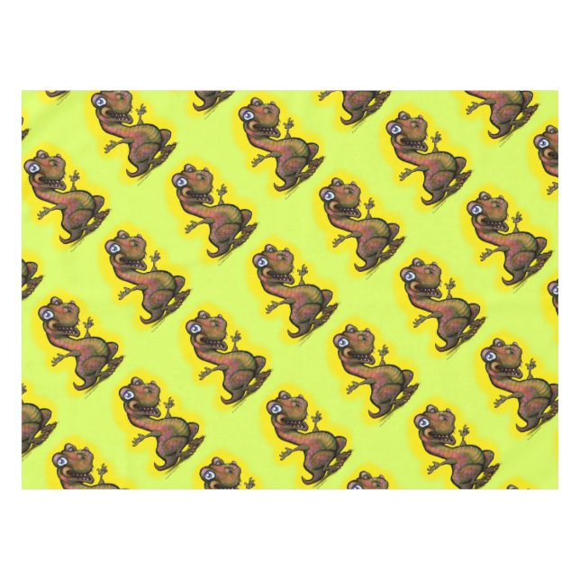 Baby T-Rex Tischdecke (Vorderseite (Horizontal))