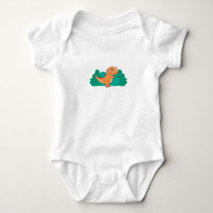 Baby T Rex Wassercolor Strampler