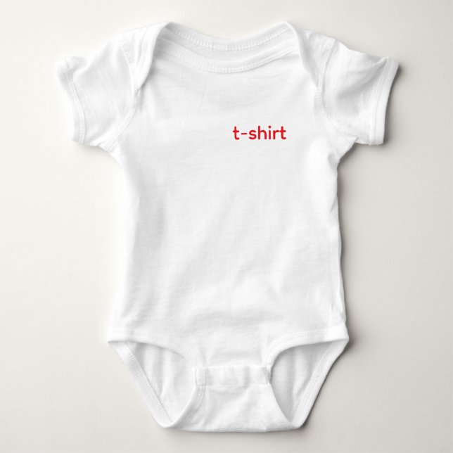 Baby-T-Shirt Baby Strampler (Vorderseite)