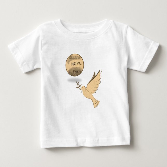 Baby T - Shirt Dove (Vorderseite)
