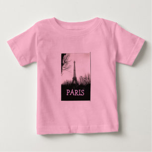 Baby-T - Shirt-/Eiffel-Turm Baby T-shirt