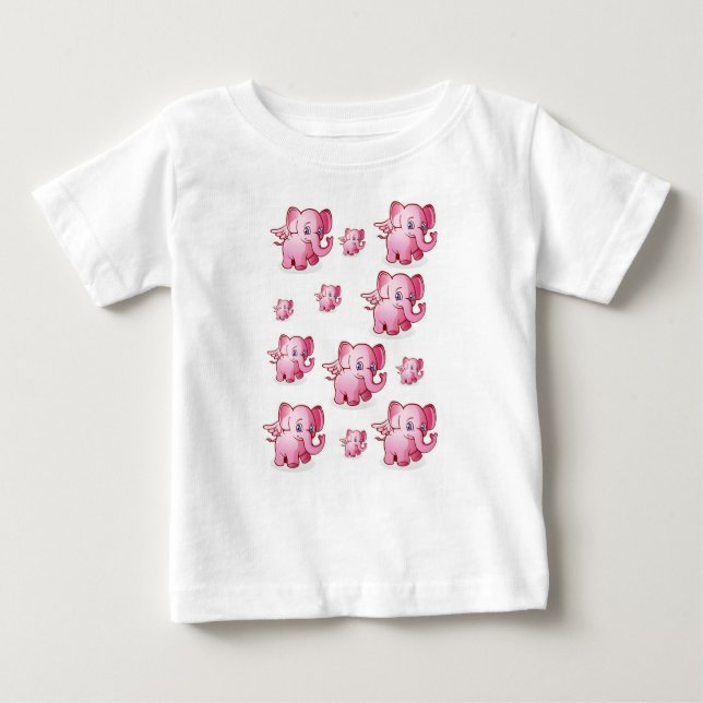 Baby T - Shirt Elephant (Vorderseite)