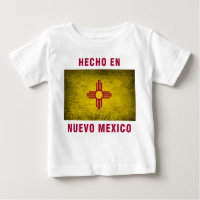 Baby-T - Shirt - Flagge Hecho en Nuevo Mexiko