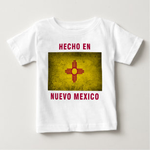 Baby-T - Shirt - Flagge Hecho en Nuevo Mexiko