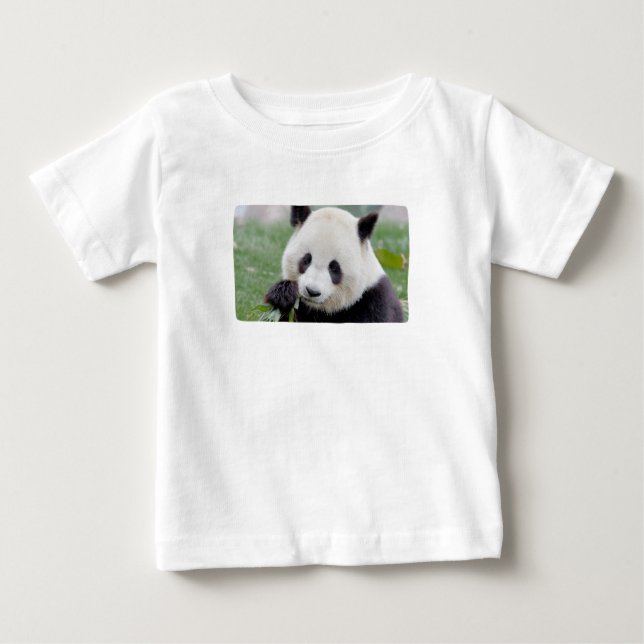 Baby T - Shirt Foto Riesenpanda , Tiere 0017. (Vorderseite)