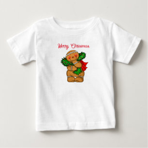 Baby T - Shirt Holiday Gingerbrei Person