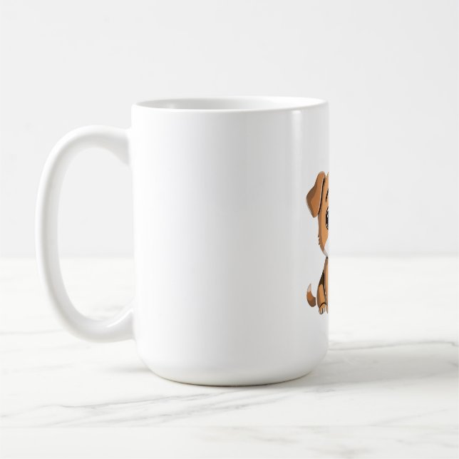 Baby-T-Shirt Kaffeetasse (Links)