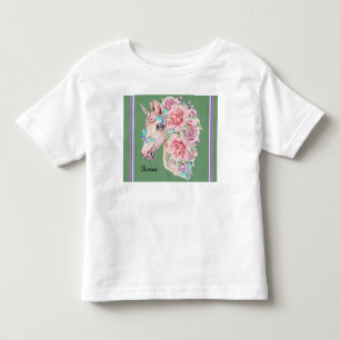 Baby-T-Shirt Mädchen mit magischem Pferd Kleinkind T-shirt