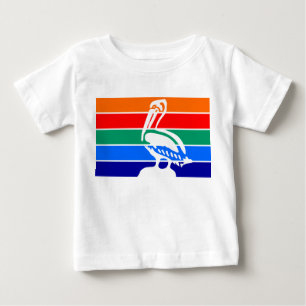 Baby T - Shirt mit der Fahne von St. Petersburg