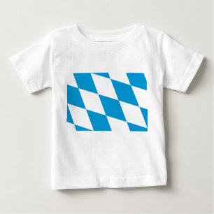 Baby T - Shirt mit der Flagge Bayerns, Deutschland