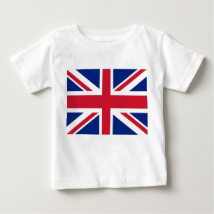 Baby T - Shirt mit der Flagge des Vereinigten Köni
