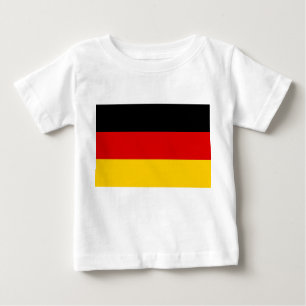 Baby T - Shirt mit der Flagge Deutschlands