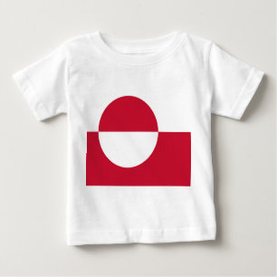 Baby T - Shirt mit der Flagge Grönlands