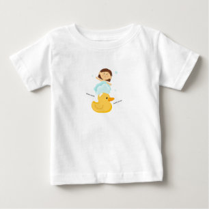 Baby-T-Shirt mit Ente und Mädchen Baby T-shirt