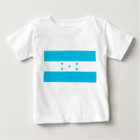 Baby T - Shirt mit Fahne von Honduras