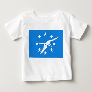 Baby T - Shirt mit Flag von Corpus Christi, USA.