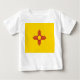 Baby T Shirt mit Flag von New Mexico (Vorderseite)