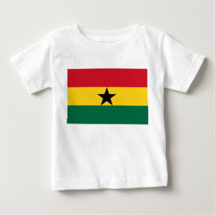 Baby T - Shirt mit Flagge Ghanas