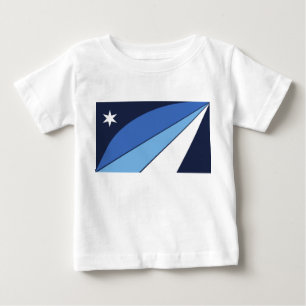 Baby T - Shirt mit Flagge von Columbia, SC