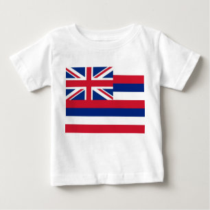 Baby T - Shirt mit Flagge von Hawaii