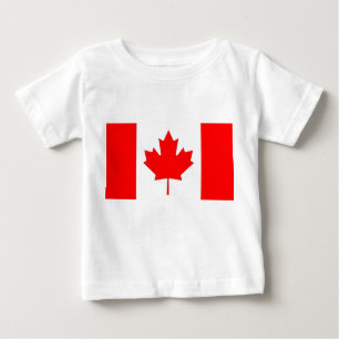 Baby T - Shirt mit kanadischer Flagge