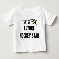 Baby T - Shirt mit lustigem Zitat - Future hockey