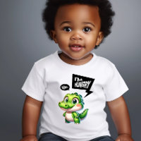 Baby T - Shirt mit Niedlichem Hungerfestungen