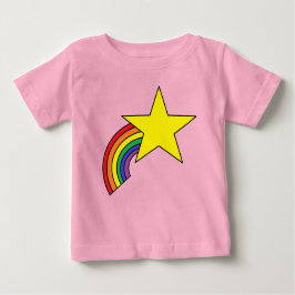 Baby-T - Shirt mit Regenbogen und Gelbstern